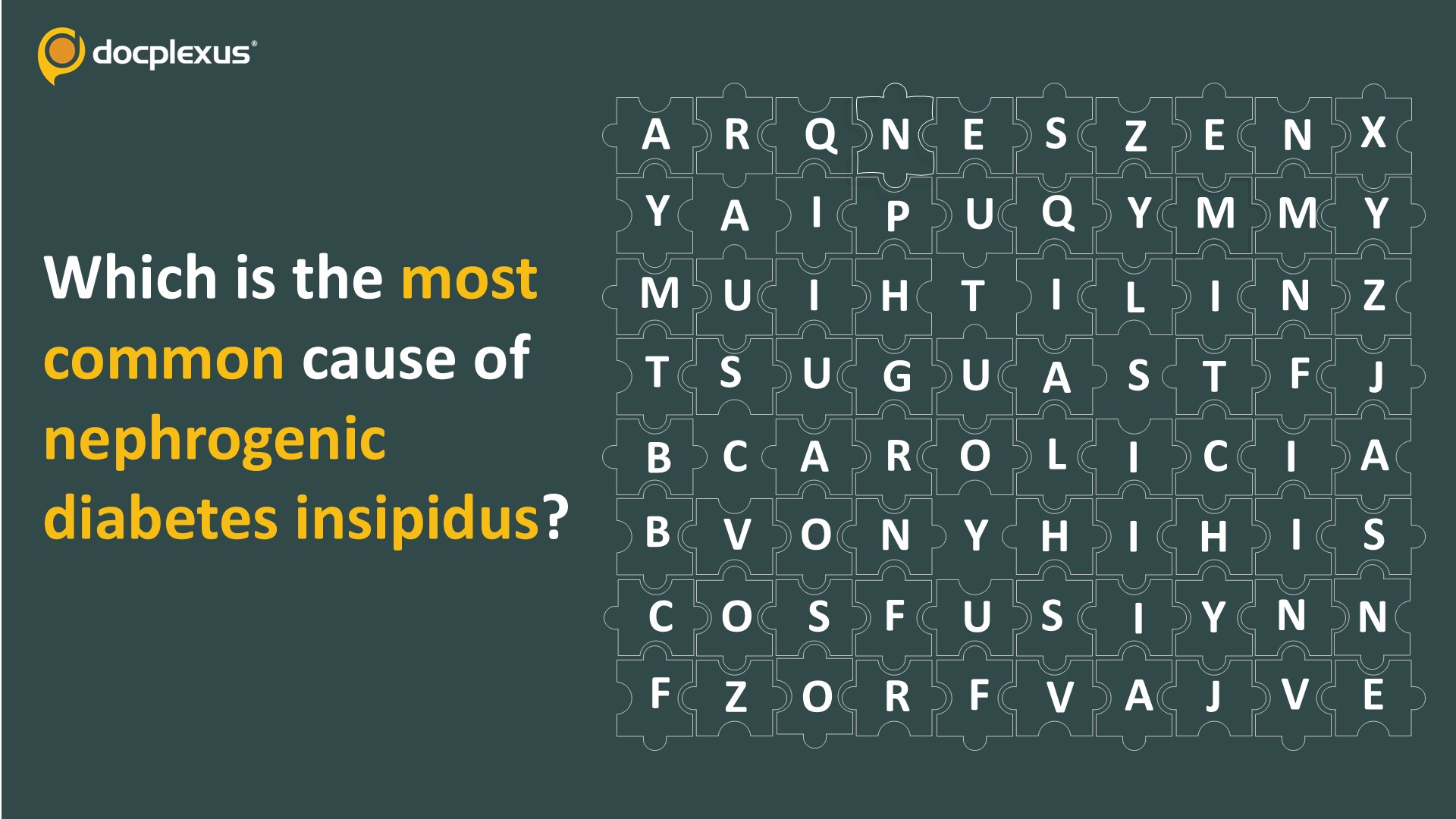 Identify the Most Common Cause of Nephrogenic Diabetes Insipidus