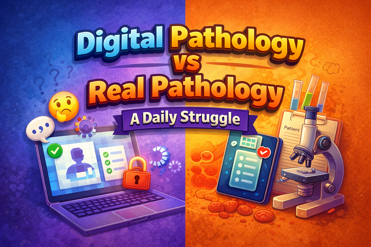 Digital Pathology vs Real Pathology: A Daily Struggle