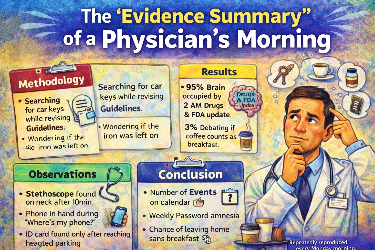 "Evidence Summary" of a Physician’s Morning