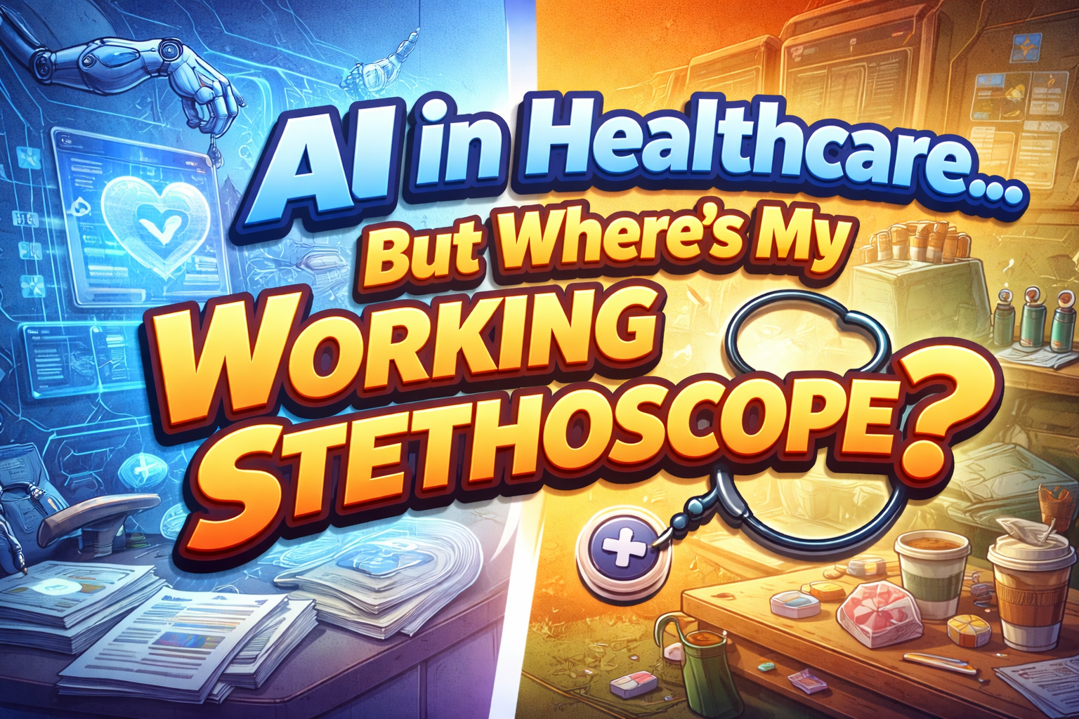 AI in Healthcare… But Where’s My Working Stethoscope?