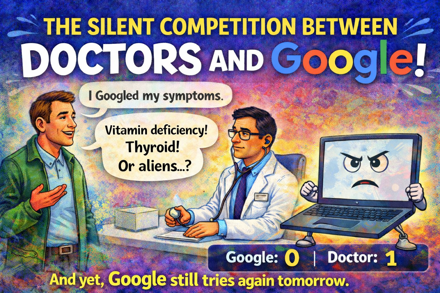 The Silent Competition Between Doctors and Google