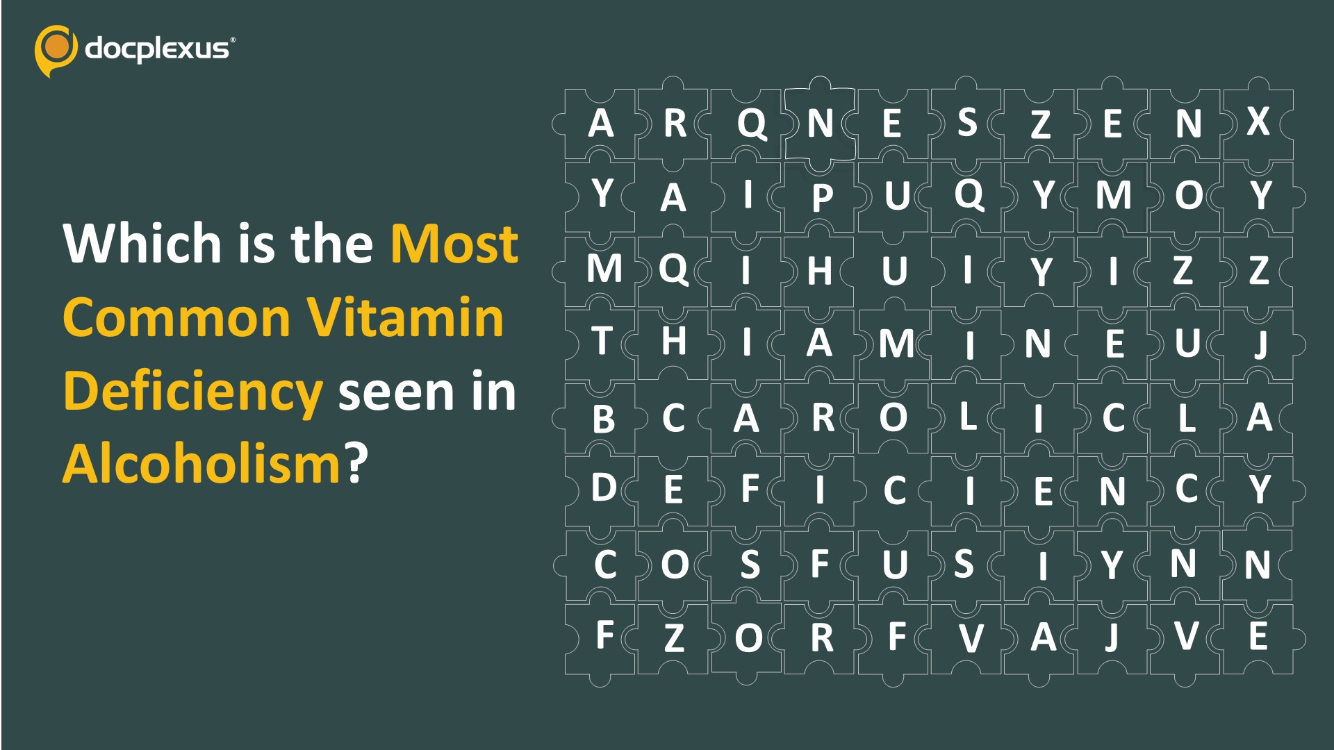 Identify the Most Common Vitamin Deficiency Seen in Alcoholism