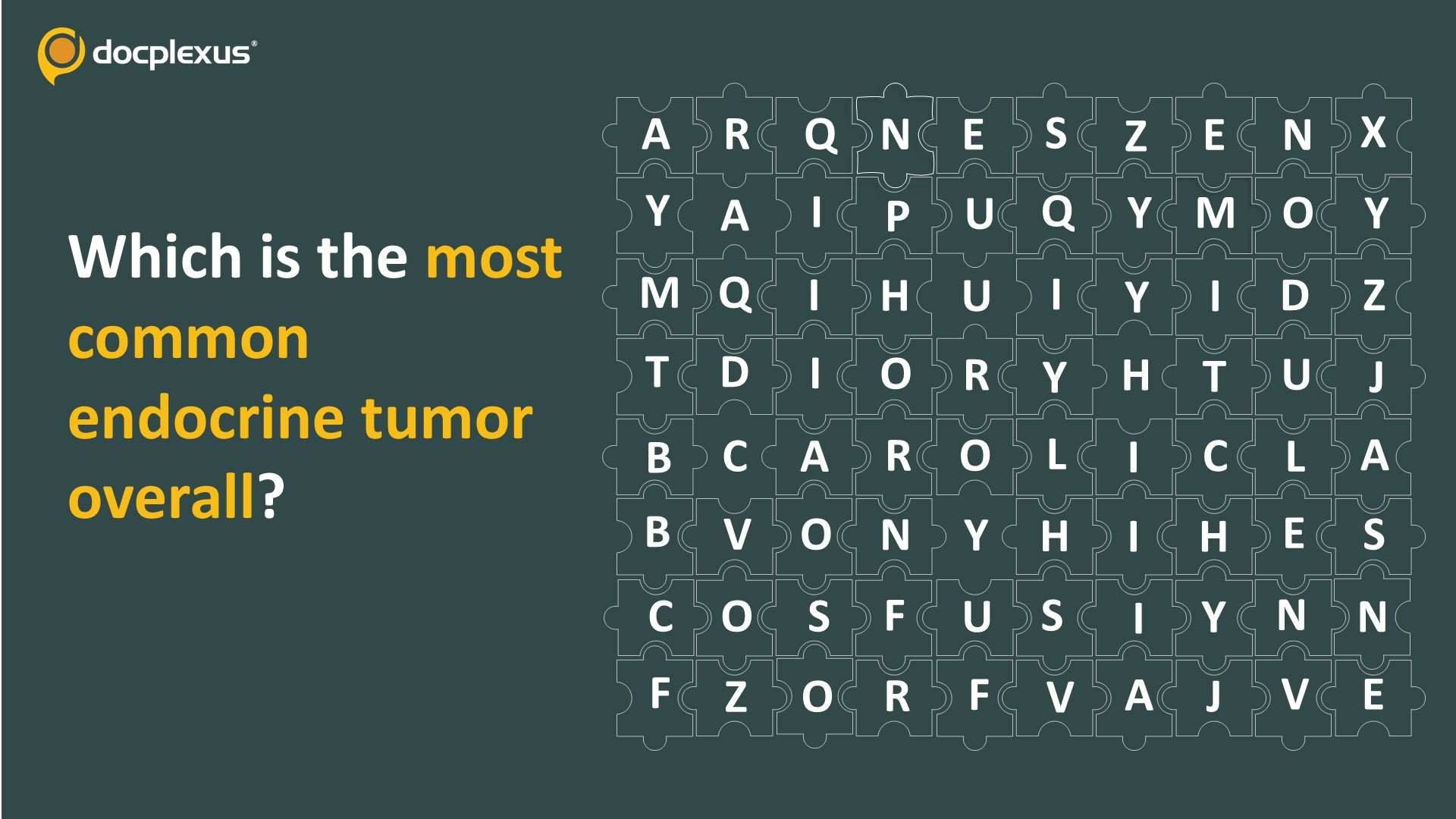 Identify the Most Common Endocrine Tumor Overall