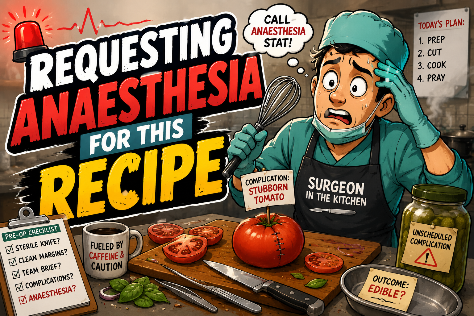 Requesting Anaesthesia for This Recipe