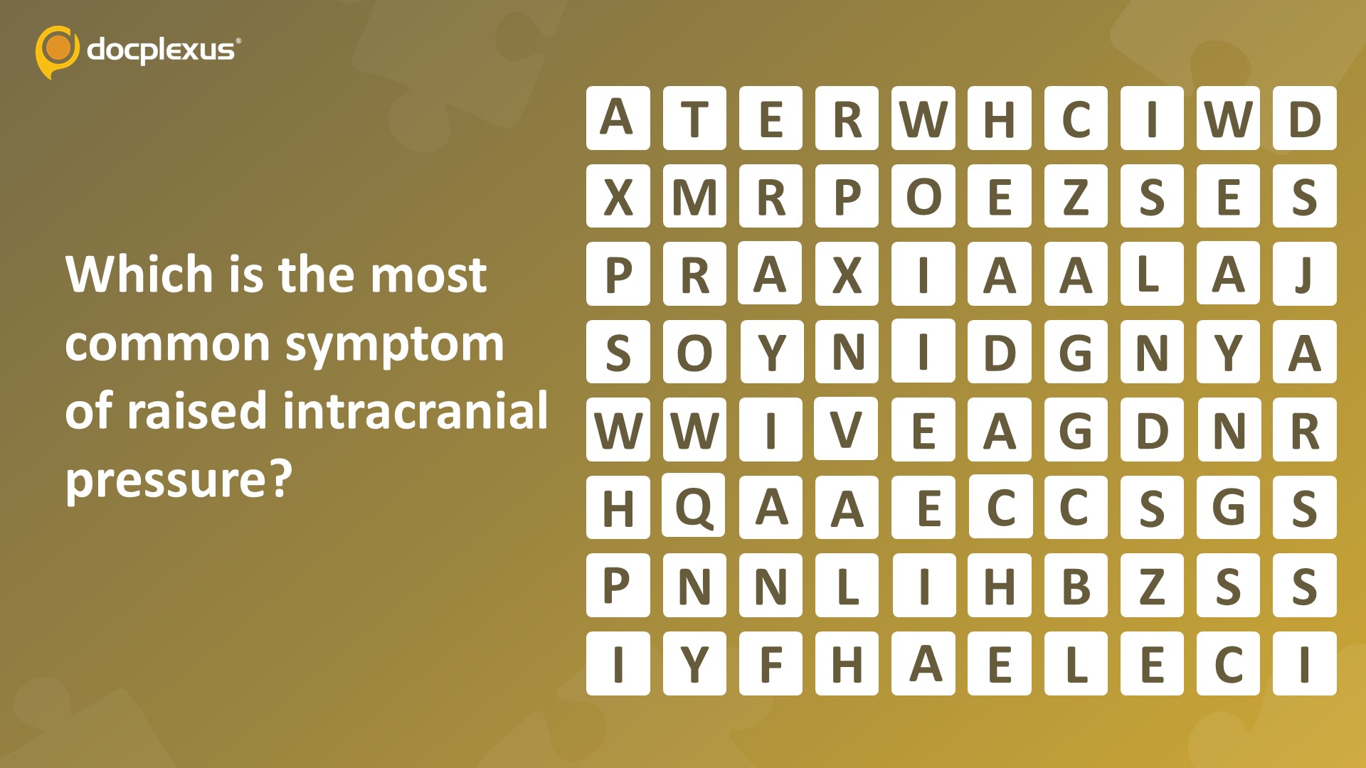 Identify the Most Common Symptom of Raised Intracranial Pressure