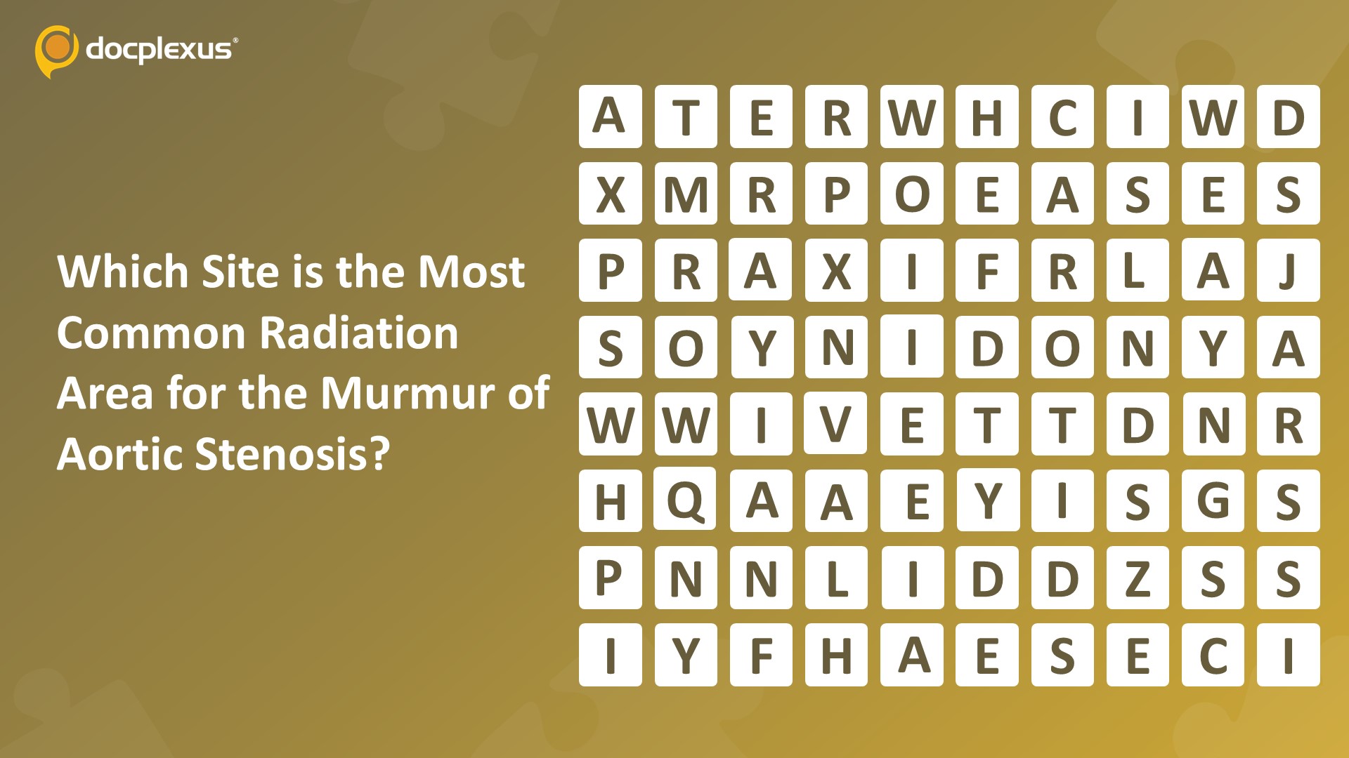 Identify the Most Common Radiation Site of the Murmur in Aortic Stenosis