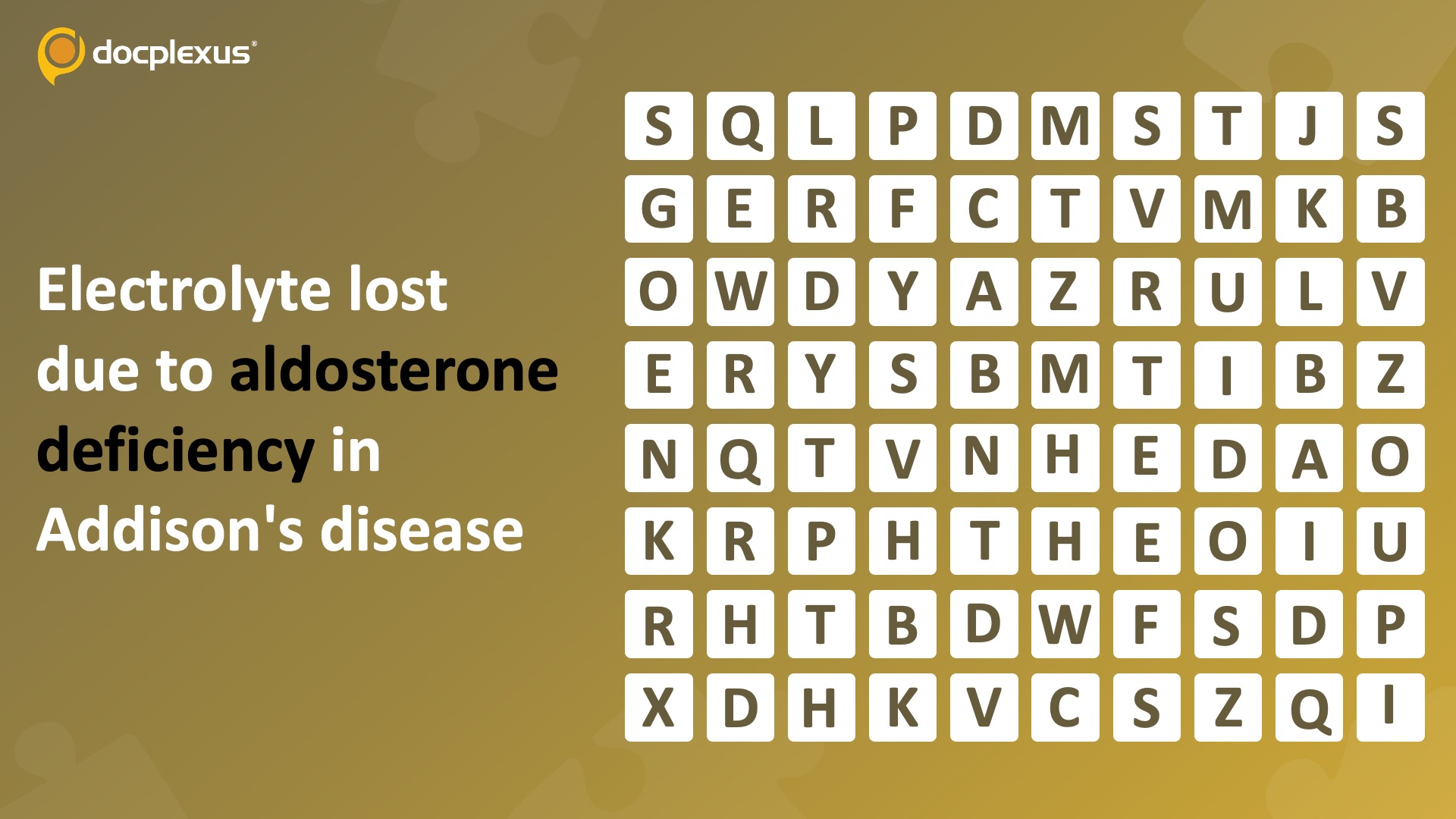 Can You Identify the Key Electrolyte Lost in Addison’s Disease?
