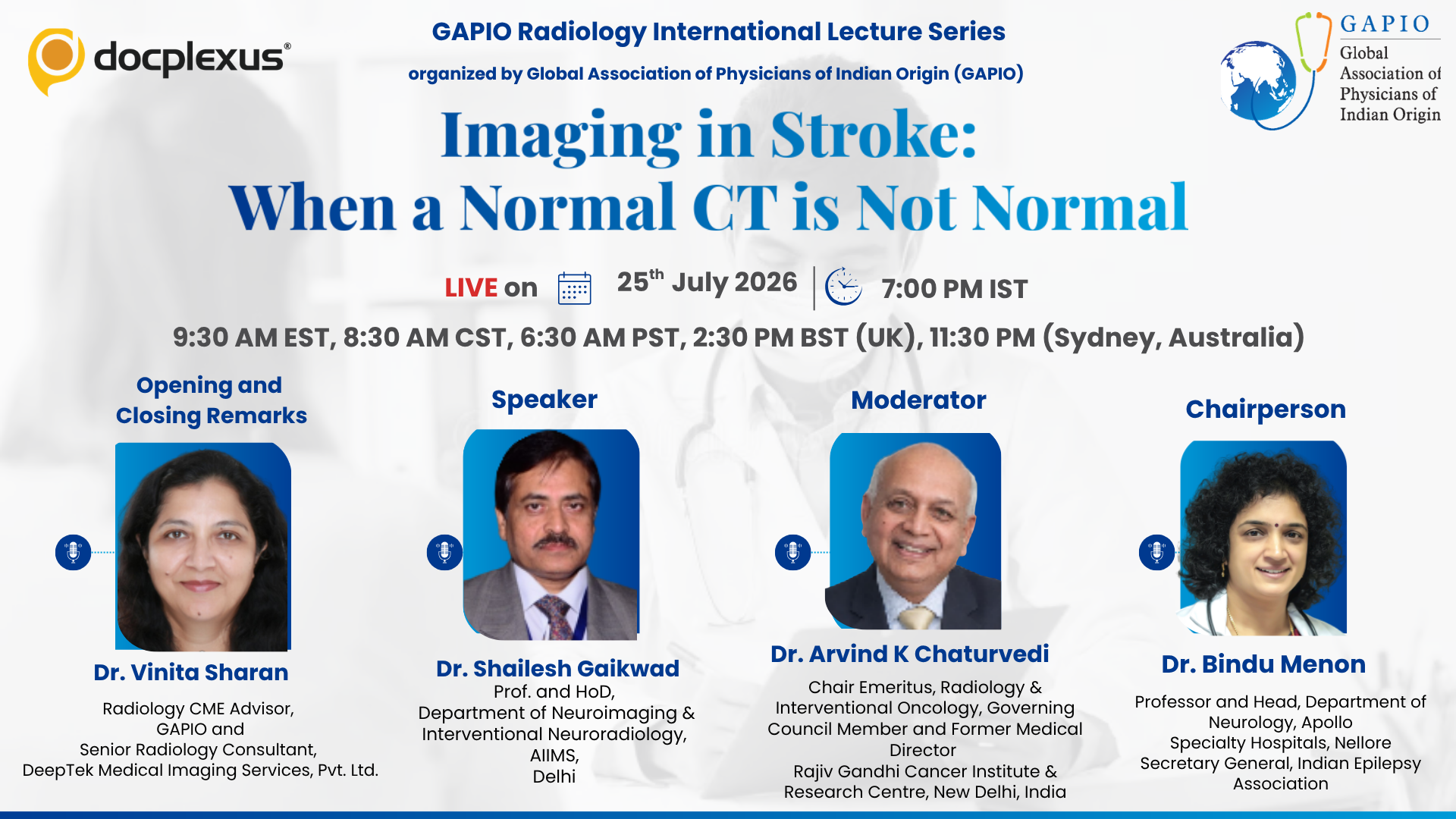 Imaging in Stroke: When a Normal CT is Not Normal