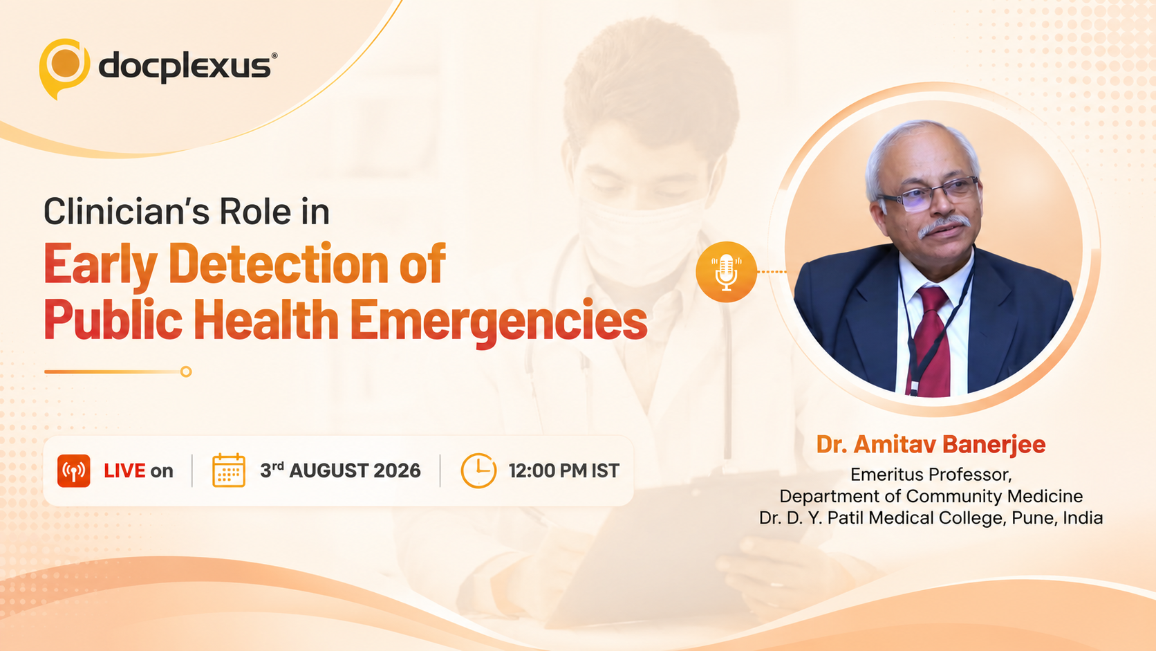 Clinician’s Role in Early Detection of Public Health Emergencies
