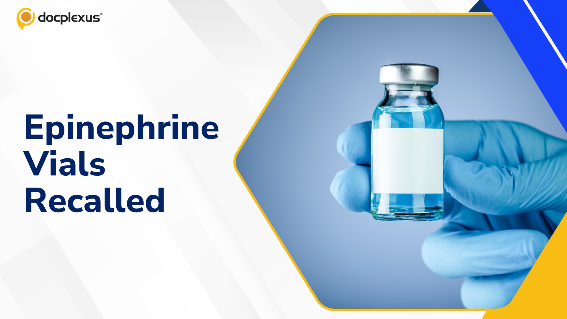 Epinephrine Injection Recalled Over Particulate Matter, Including Glass