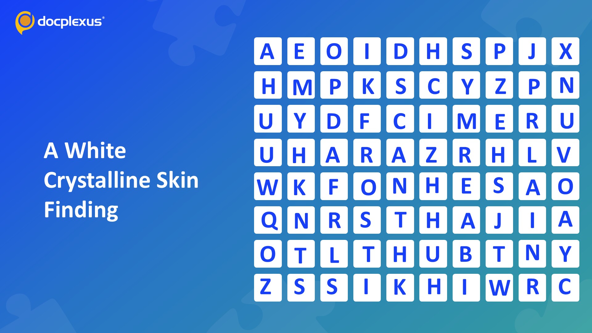 White Crystalline Skin Finding in Severe Kidney Disease