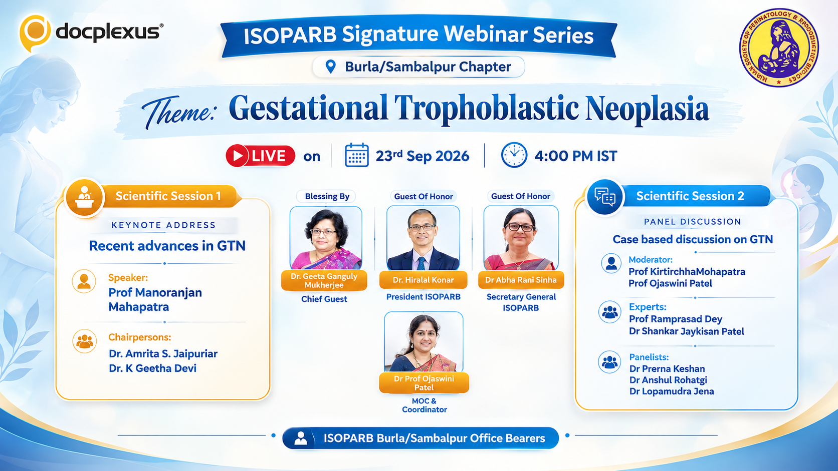 ISOPARB Sambalpur Genesis Webinar Series 1