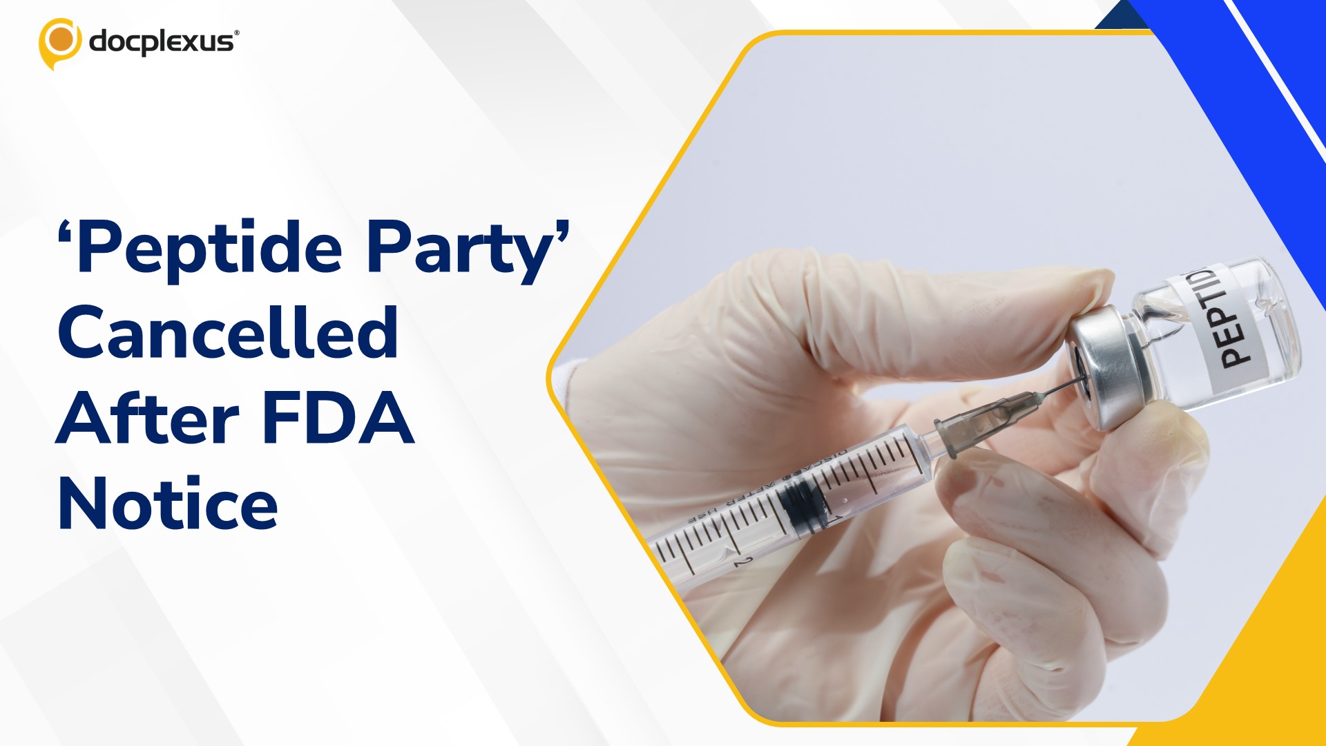 Bengaluru ‘Peptide Party’ Cancelled After Food Regulator Enquiry