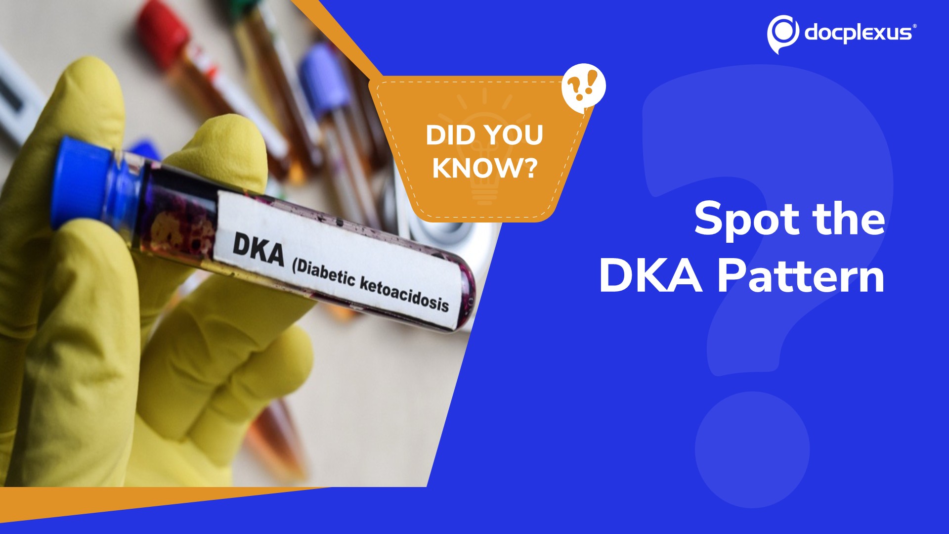 Which Finding Supports a Diagnosis of Euglycemic Diabetic Ketoacidosis?