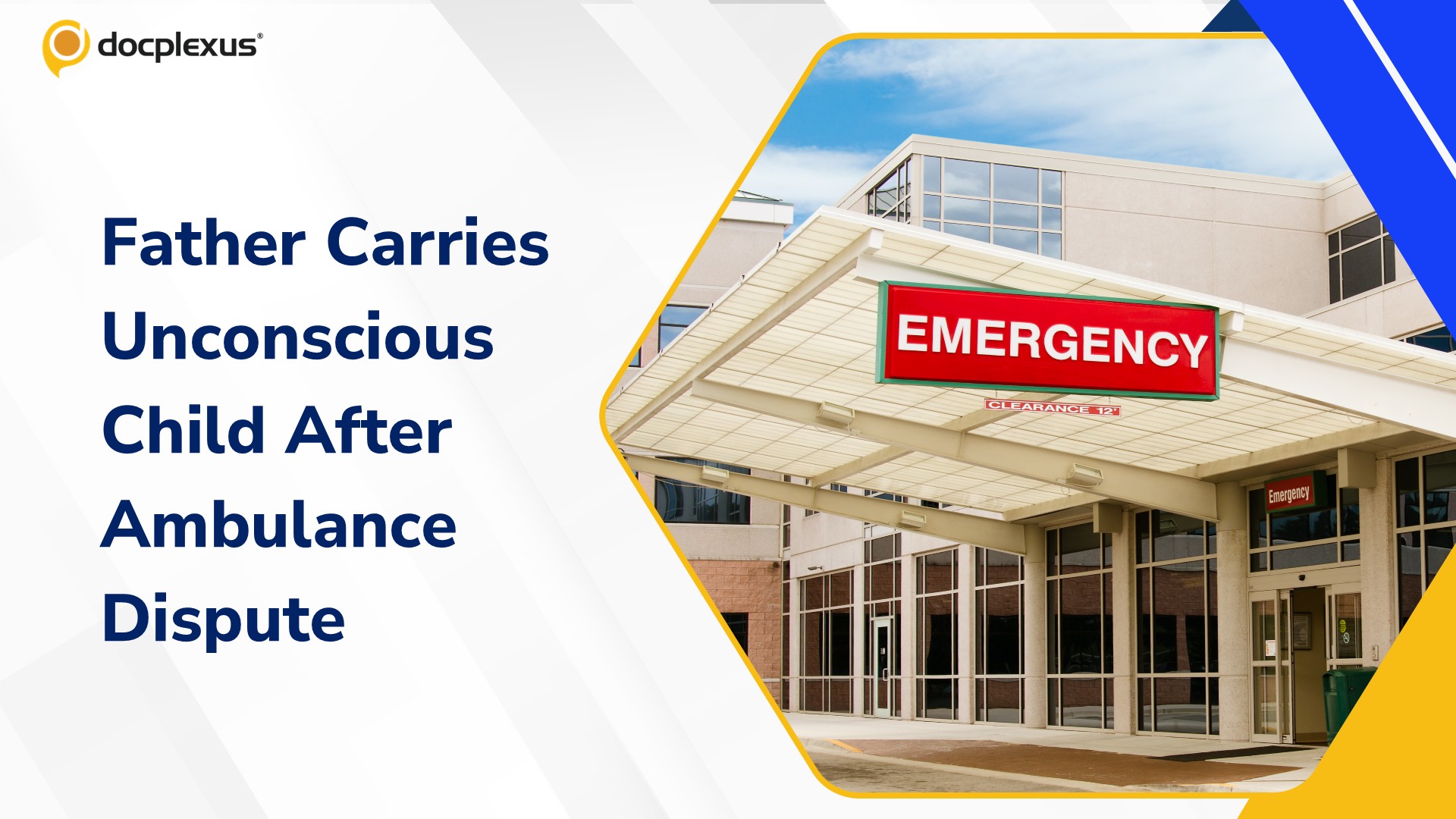 Father Carries Unconscious Daughter After Alleged Ambulance Fuel Payment Demand at Government Health Center