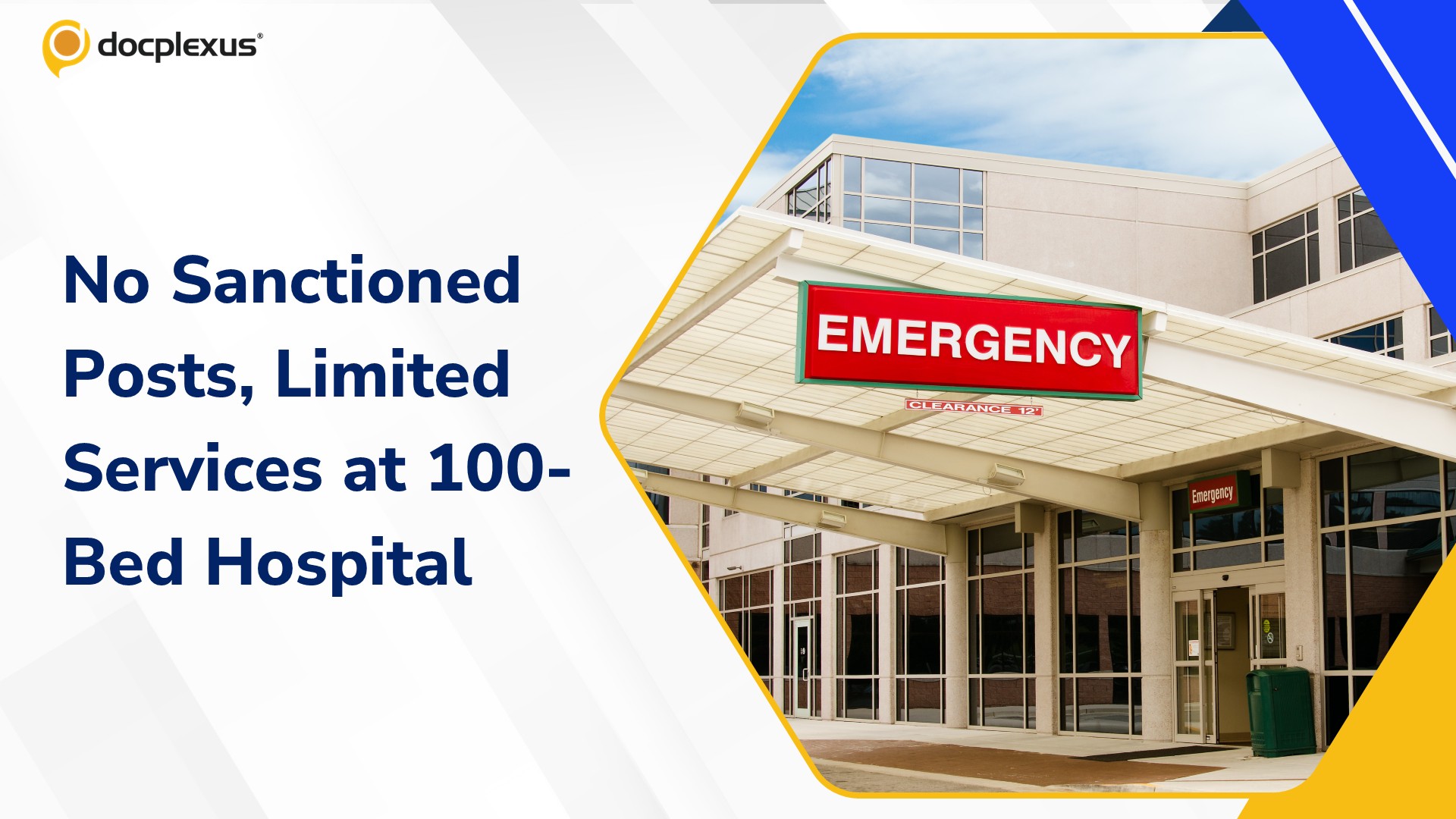 Chandigarh’s 100-Bed Government Hospital Remains Underutilized After Seven Years Due to Staffing Shortages