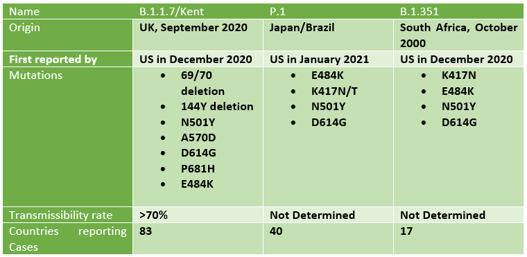 SARS-CoV-2 Variants: A Reason Behind the Recent Spike in COVID-19 Cases