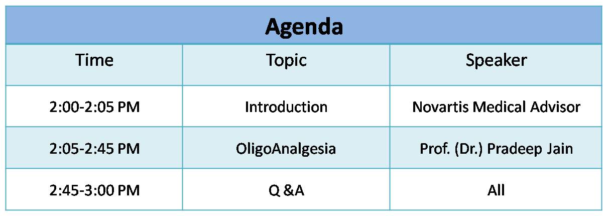OligoAnalgesia
